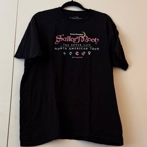 Sailor Moon Black Graphic T-Shirt